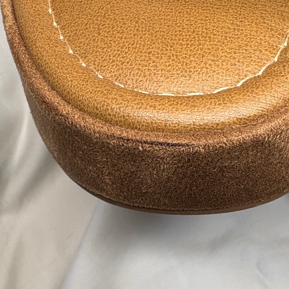 Seychelles Poppy Brown Suede Buckle Platform Mule Slide Sandals 9.5 - Picture 11 of 11